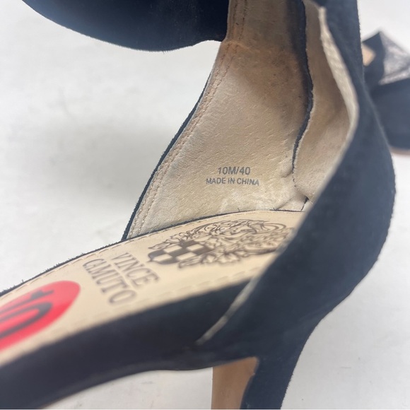Vince Camuto “Camden” Ankle Strap Heel black
Leather Suede size 10 - Picture 6 of 9